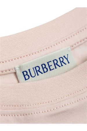t-shirt in cotone rosa BURBERRY KIDS | 8117421A1439
